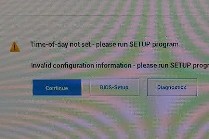 Mengatasi Time-of-day not set - please run SETUP program
